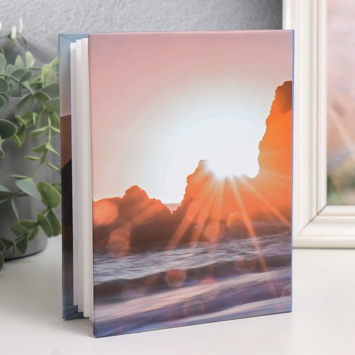 Фотоальбом на 100 фото 10х15 см, пластик. листы Фотоальбом на 100 фото 10х15 см, пластик. листы "elegant landscape" Море волн