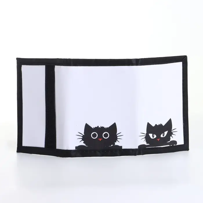 Кошелёк детский на липучке &laquo;Выбражулька&raquo;, белый