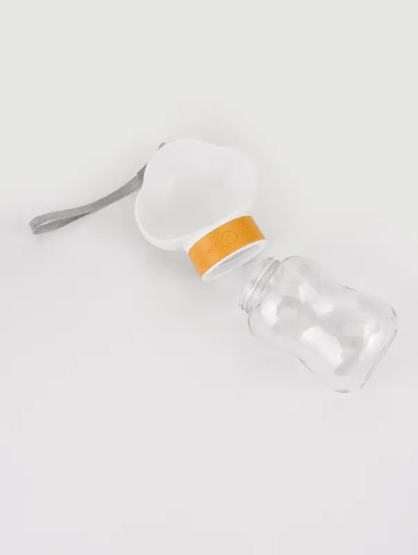 Поилка прогулочная, 585 мл, жёлтая