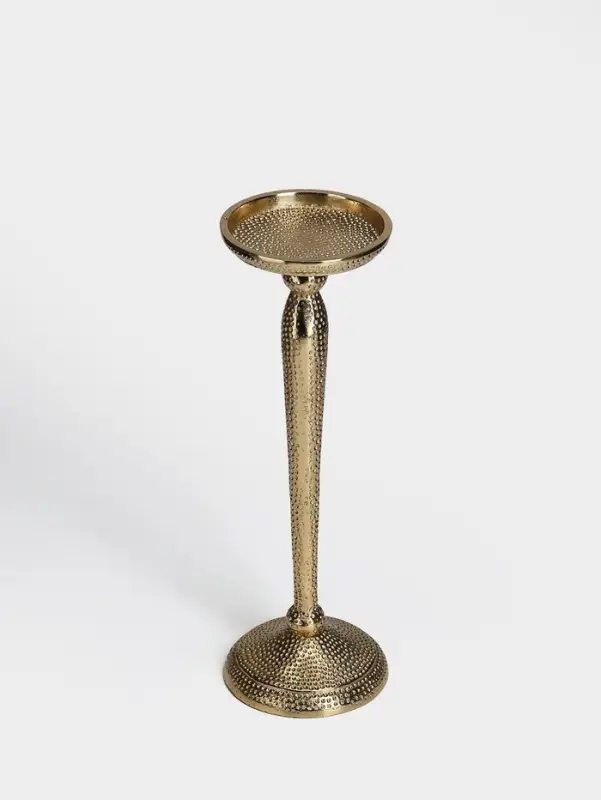 Подсвечник &laquo;Звездная пыль&raquo;, 9.5&times;9.5&times;29.5 см, алюминий