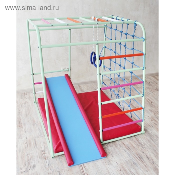 Детский спортивный комплекс ZABIAKA Cube, цвет фисташка Детский спортивный комплекс ZABIAKA Cube, цвет фисташка