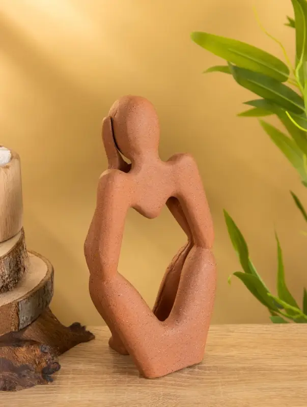 Сувенирный набор "Мыслители" 9х6х20 см (3 шт), алюминий