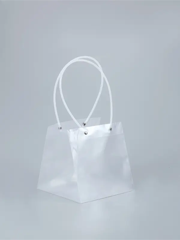 Пакет подарочный с квадратным дном, прозрачный ПП, 18&times;18&times;18 см