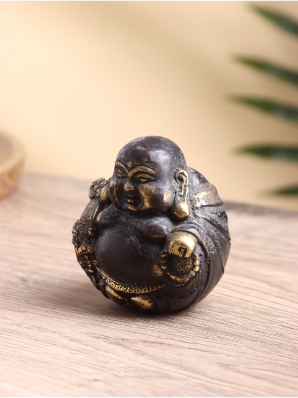 Сувенир бронза Сувенир бронза "Хотэй" 7х7х8 см