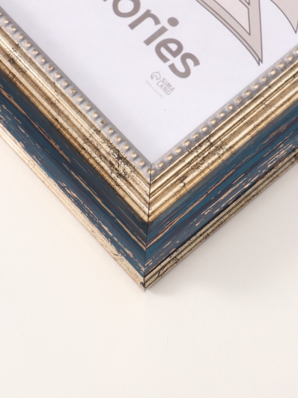 Фоторамка пластик "Любава" 21х30 см, 4020-4001/9 синий