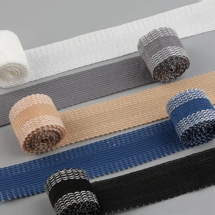 Лента для подгибания швов, термоклеевая, 25 мм, 100 см, синий