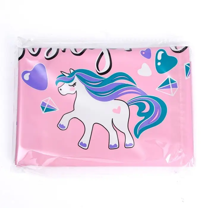 Шар фольгированный 19" &laquo;С днём рождения! Единорог&raquo;, сердце