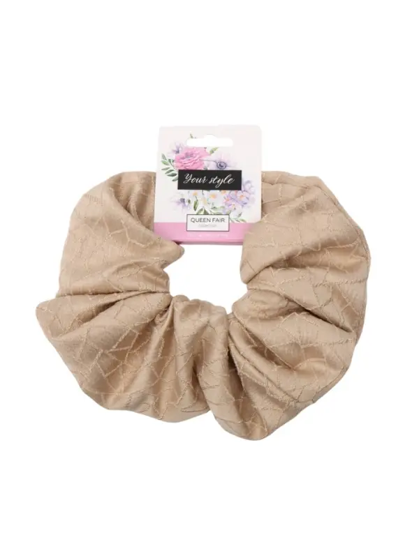 Резинка для волос "Орбита гранд" грация, 16 см, светло-коричневый