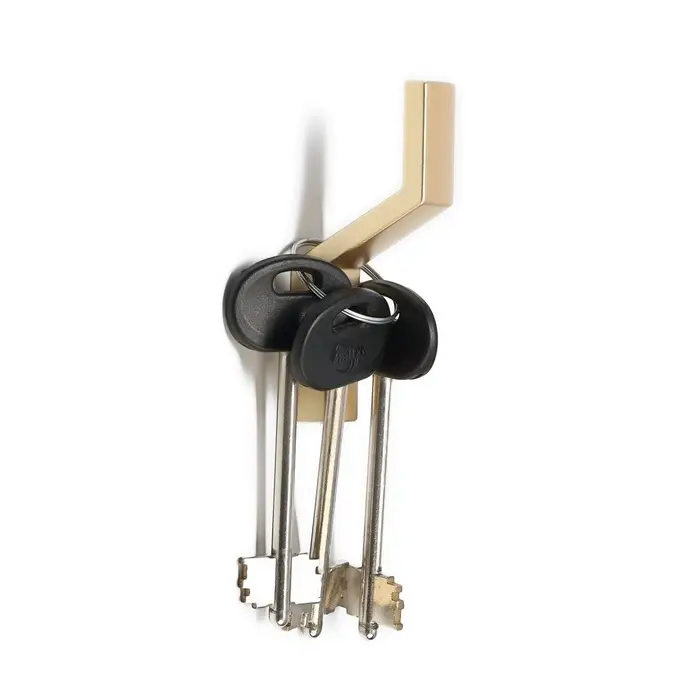 Крючок мебельный CAPPIO TRANQUILITY, однорожковый, цвет мат золото