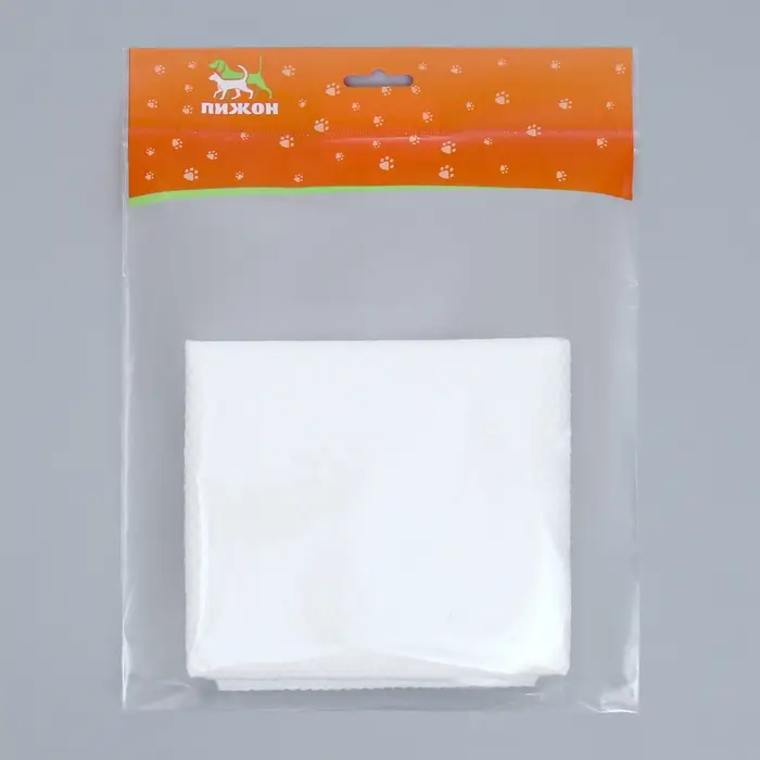 Полотенце для животных впитывающее, 60&times;130 см, 70 г/м&sup2;, одноразовое