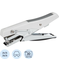 Степлер -плаер Deli E0329 24/6 26/6 (30листов) ассорти 100скоб коробка