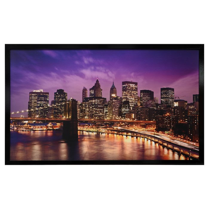 Картина  Картина "Город в огнях" 67х107 см