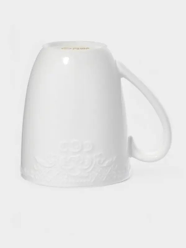 Кружки WY Venecia, 400 мл, набор 2 шт., фарфор, белые