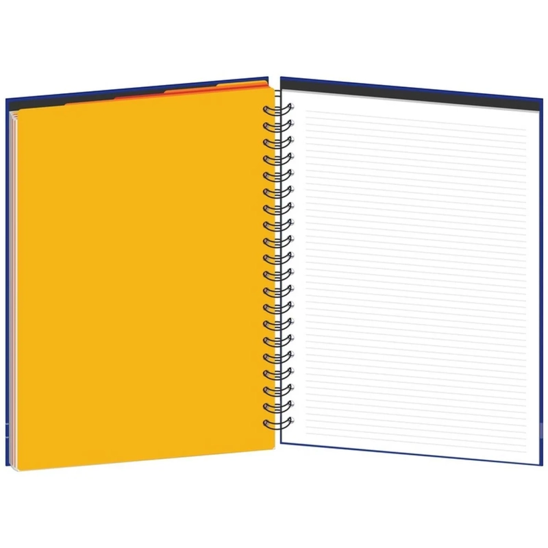 Бизнес-тетрадь Constant А4,150л,200х274,5 разд, клет+лин,зелен 0004-03