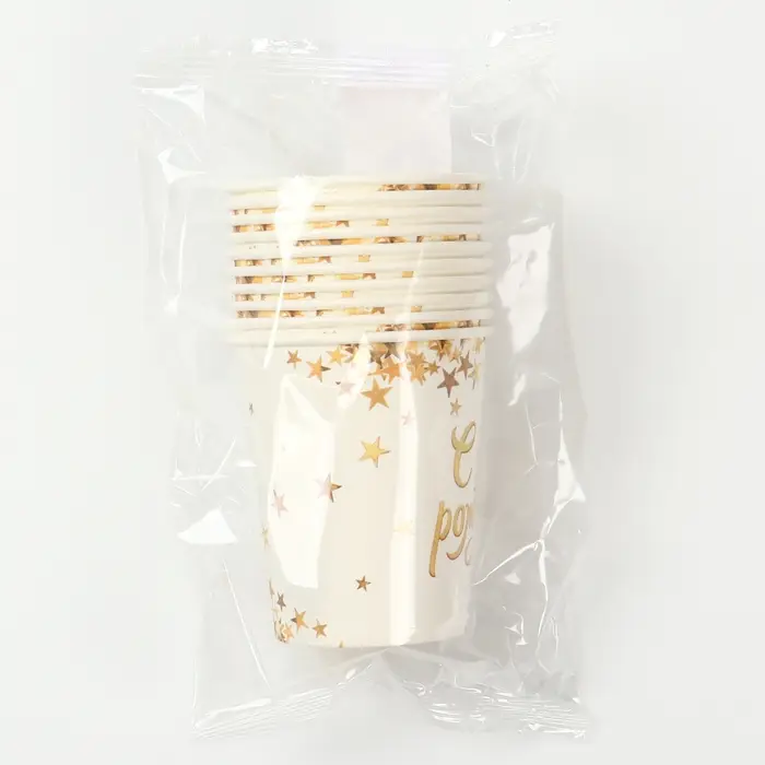 Стакан одноразовый бумажный «С днем рождения», 250 мл