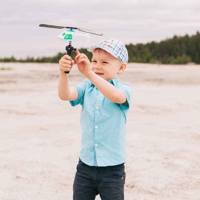 Вертушка для детей «Вертолёт. Вираж», с запуском Вертушка для детей «Вертолёт. Вираж», с запуском