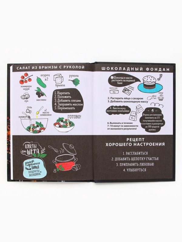 Книга для записи рецептов А5, 80 л. Твердый переплет «Специи» Книга для записи рецептов А5, 80 л. Твердый переплет «Специи»