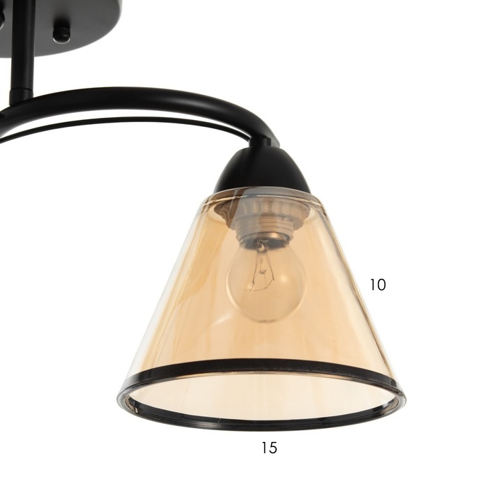 Люстра Люстра "Эдотт" 2хЕ27 40Вт черный 43х15х25 см BayerLux