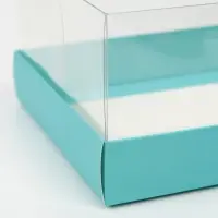 Коробка кондитерская, упаковка, «Тиффани», 26 х 8 х 9.5 см