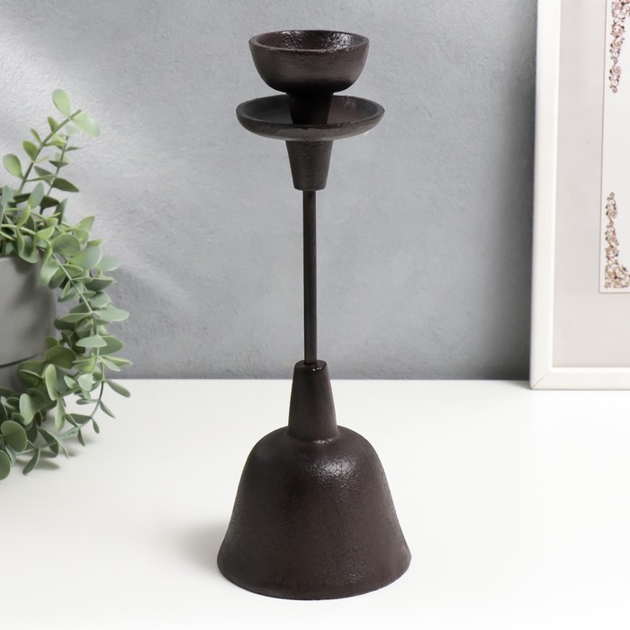 Подсвечник чугун на 1 свечу "Герцог" 32х11х11 см