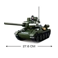 Конструктор Армия ВОВ Sluban &laquo;Боевой танк&raquo;, 2 варианта сборки, 687 деталей