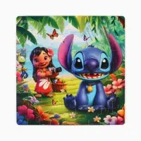 Пазлы 4 в 1 с дополненной реальностью, 35, 48, 54, 70 деталей, Стич