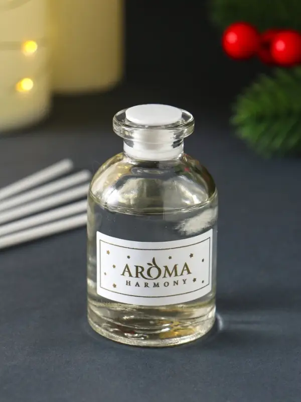 Ногодний ароматический набор "Каштановый пуддинг" свеча + диффузор