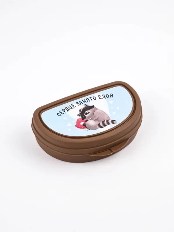 Бутербродница «Сердце занято едой», 14×10×4 см Бутербродница «Сердце занято едой», 14×10×4 см