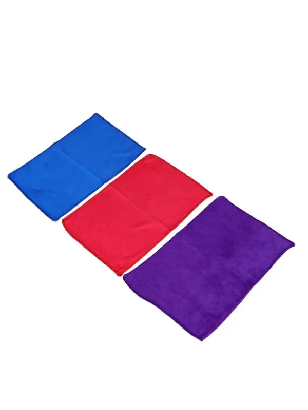 Тряпка для мытья автомобиля, Grand Caratt, микрофибра, 300 г/м&sup2;, 20&times;30 см, набор 3 шт.