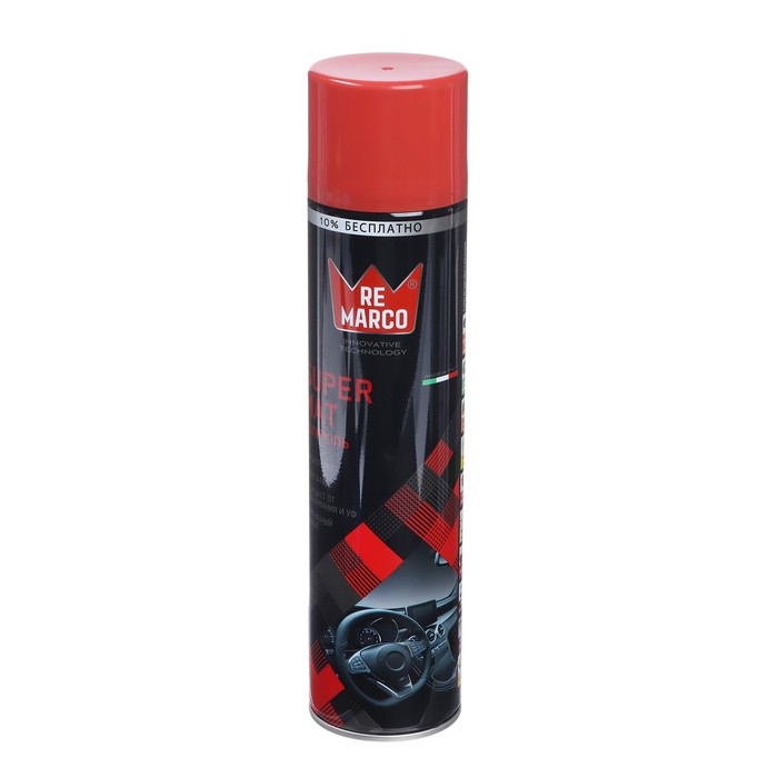 Полироль пластика RE MARCO SUPER MAT, Red Fruit, матовый, аэрозоль,  400 мл Полироль пластика RE MARCO SUPER MAT, Red Fruit, матовый, аэрозоль,  400 мл
