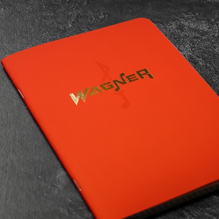 Блокнот «Wagner», софт-тач на скрепке , А5, 48 листов . Блокнот «Wagner», софт-тач на скрепке , А5, 48 листов .