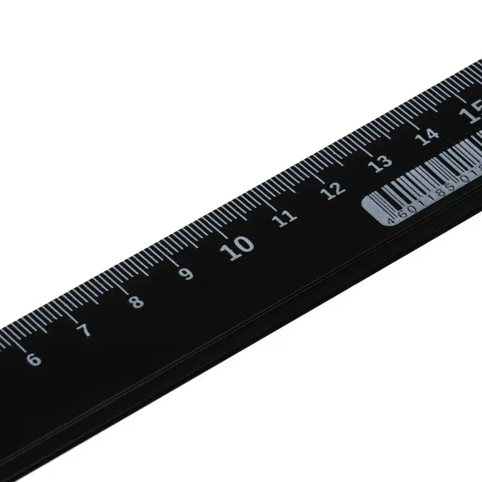 Линейка 20 см Линейка 20 см "Луна", непрозрачная, чёрная