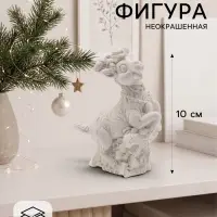 Фигурка декоративная &laquo;Козел с рогом изобилия&raquo;, неокрашенная, 10&times;7&times;4 см, белая