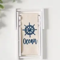 Сувенир дерево "Стул пляжный со штурвалом" 9х1х15,5 см