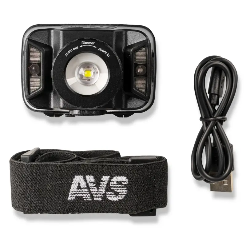 Фонарь налобный AVS HLA-43 (акб)