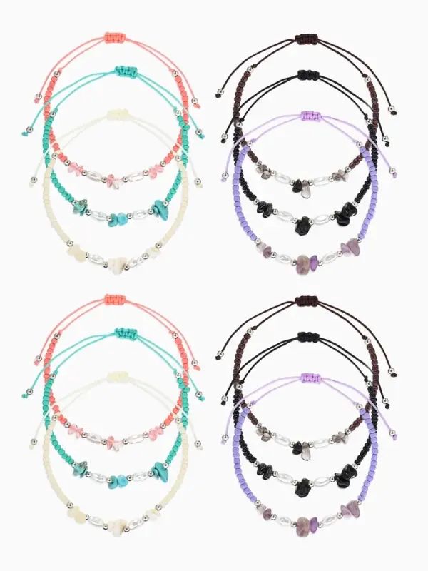 Браслет под натуральный камень &laquo;Крошка с жемчугом&raquo;, d=6 см, МИКС