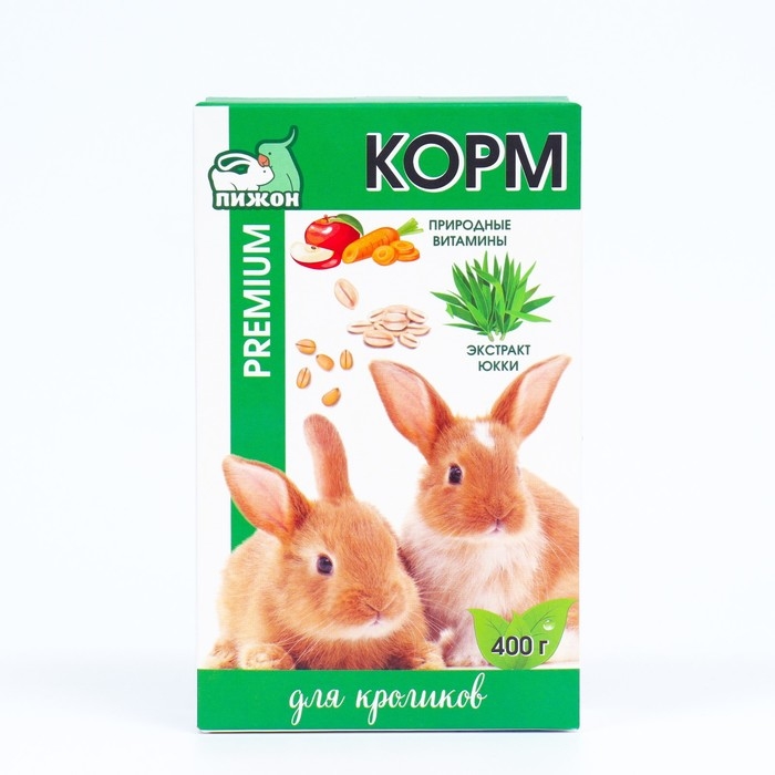 Корм Корм "Пижон Премиум" для кроликов, 400 г