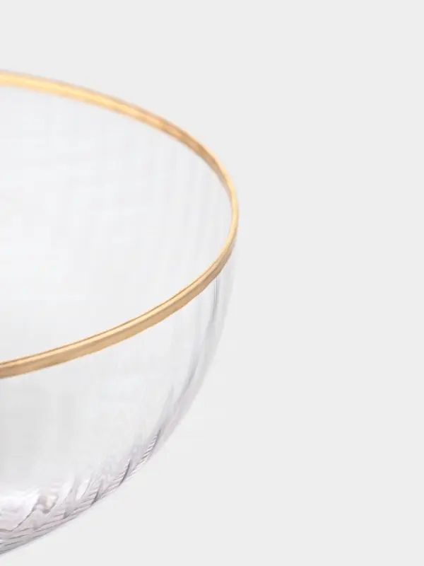 Набор бокалов для коктейлей Magistro &laquo;Орион&raquo;, 270 мл, 6 шт., 15&times;11.2 см, стекло, с золотой отводкой, прозрачный