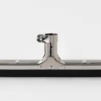 Водосгон для пола, основание нержавеющая сталь, стяжной хомут, 34.5 см