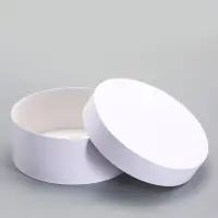 Коробка круглая подарочная белая, 20&times;8 см