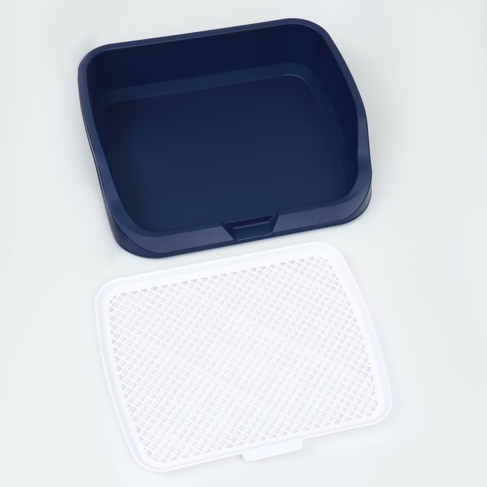 Туалет открытый 53 х 45 х 13 см, синий