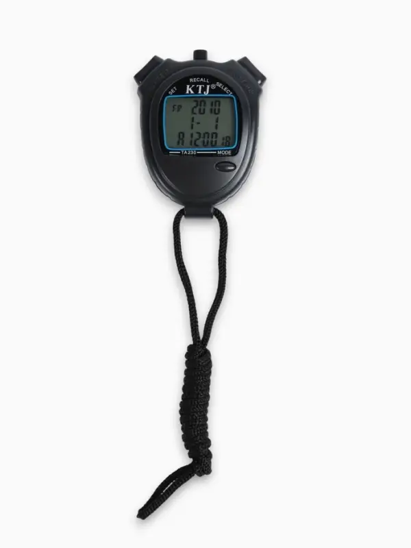 Секундомер ТА 230, 8.2&times;6.5&times;2 см, 30 отсечек, обратный отсчёт, будильник, часы, календарь