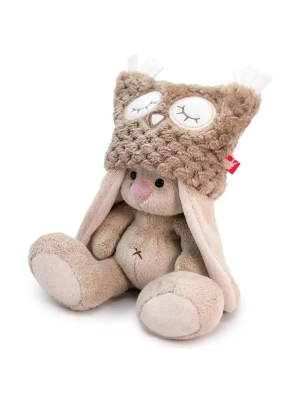 Мягкая игрушка &laquo;Зайка Ми в шапке-сове&raquo;, 15 см