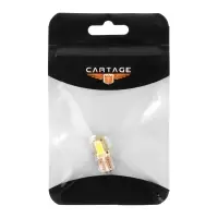 Автолампа светодиодная Cartage T10 W5W, 12 В, 2 COB, 1 Вт, свет белый