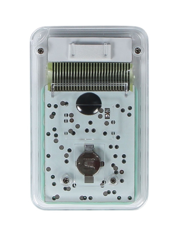 Калькулятор настольный 08-разрядный, KS-005, прозрачный корпус, зеленые кнопки