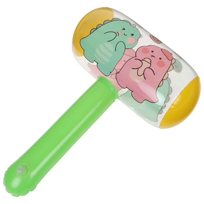 Игрушка надувная «Молоток», со звуком, 40 см, цвета МИКС Игрушка надувная «Молоток», со звуком, 40 см, цвета МИКС