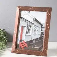 Фоторамка пластик формат А4 см "Гедеон" шоколад с золотом 36х27х2 см