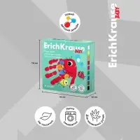 Гуашь пальчиковая, 9 цветов &times; 20 мл, ErichKrause Baby, с Алоэ Вера