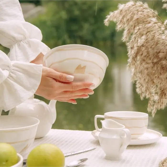 Салатники SL Home &laquo;Гатто&raquo;, 700 мл, d=15 см, набор 2 шт., фарфор, белые