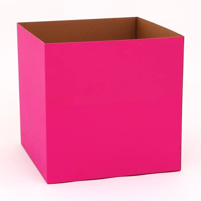 Коробка для воздушных шаров, Розовая 60&times;60&times;60 см